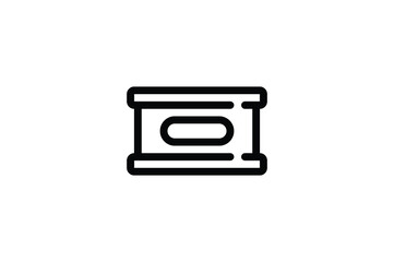 Hygiene Outline Icon - Bandage