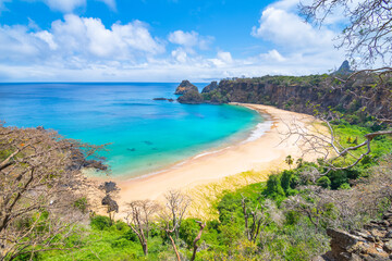 Sancho Beach -  elected four times the most beautiful beach in the World - Fernando de Noronha Island - Brazil