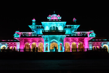 Albert Hall (Central Museum), Jaipur. It is located in Ram Niwas Garden in Jaipur.
