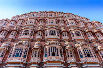 Hawa Mahal palace (Palace of the Winds) in Jaipur, Rajasthan, India.
