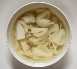 mushroom soup in a bowl