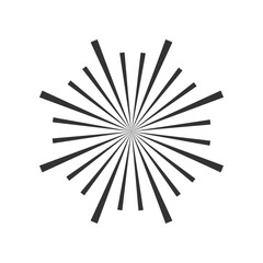 Obraz premium New Year's fireworks or firecrackers logo design