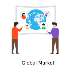 Fototapeta na wymiar Global Market 