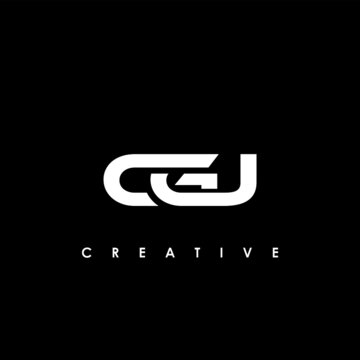 CGJ Letter Initial Logo Design Template Vector Illustration	
