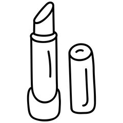 Ladies Lipstick Vector 