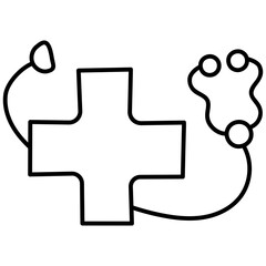 Clinical Stethoscope Vector 