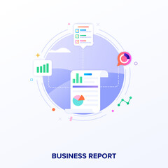 Business Report Vector 