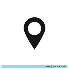 Icon vector graphic of mark point, mark location, good for template web app etc