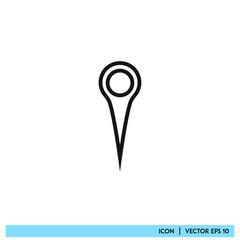 Icon vector graphic of mark point, mark location, good for template web app etc