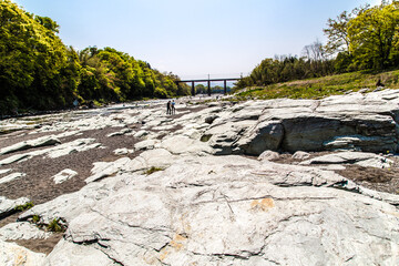 Fototapeta premium Iwadatami in Nagatoro, Saitama Prefecture_06