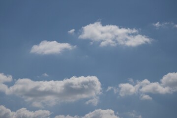 blue sky with clouds