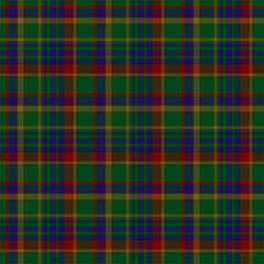 Plaid seamless pattern. Vector background of textile ornament. Flat fabric design.