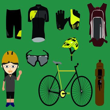 bicycle equipment and protection when cycling