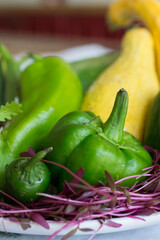 Fresh vegetables from the garden