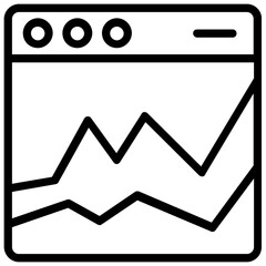 Infographics Data Visualization Analytics Line Vector Icons