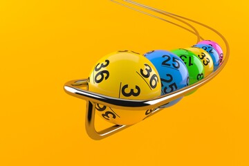 Lottery balls - 393033923