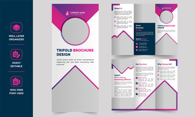 Creative Business Agency Trifold Brochure