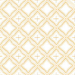Vector abstract pattern with hand-drawn shapes on a white background. Simple geometric seamless ornament for wallpaper, wrapping paper, fabric design