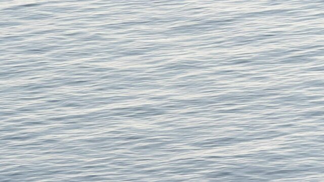 Blue grey sea water surface at cloudy sunless day.  Nature background.