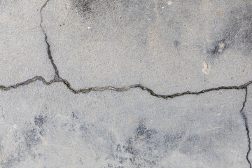 Obraz premium Crack on cement floor