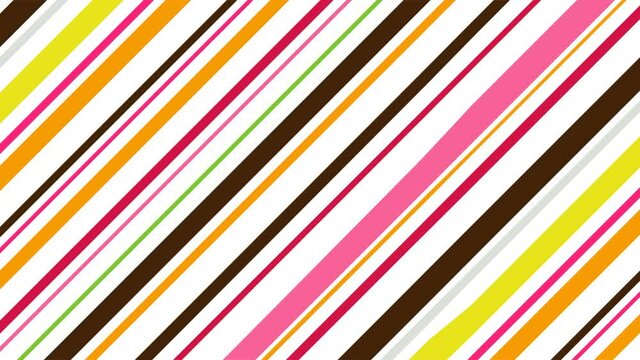 Abstract background consisting of moving sloping colored lines. Flat design. Background for the presentation