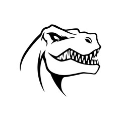 Rex Raptor Logo Illustration vector Template