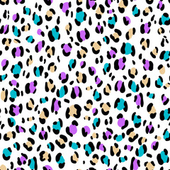 Seamless Leopard Skin Pattern for Textile Print for printed fabric design for Womenswear, underwear, activewear kidswear and menswear and Decorative Home Design, Wallpaper Print. - 393042165