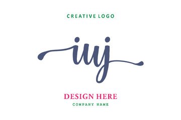 IUJ lettering logo is simple, easy to understand and authoritative