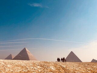 Fototapeta na wymiar Giza - Pirámides de Egipto