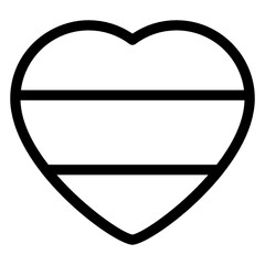 
Trendy editable icon of heart, favorite conceptual vector 
