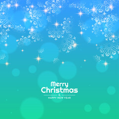 Obraz na płótnie Canvas Colorful glossy Merry Christmas festival background