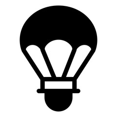 
Filled design of hot air balloon icon, editable vector 

