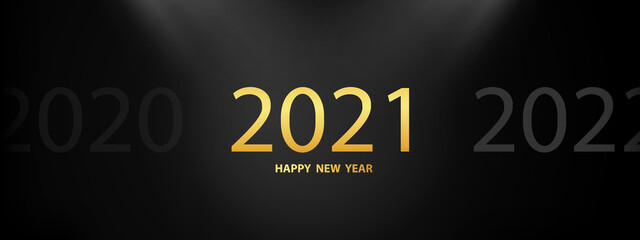 Happy New Year 2021 background.