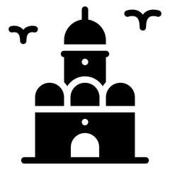 
Madrid historic building, spanish architecture 
