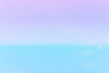 Sky and cloud with pastel colorful background .