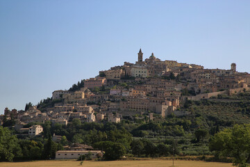 Trevi the city of the Olive Oil, Italy