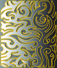 Sfondo Tribale Vettoriale