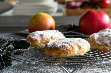 homemade Apple pie pocket 