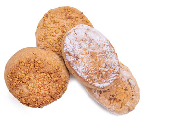 polvorones and isolated marzipan typical of Christmas