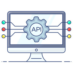 
Responsive design vector in flat design.
