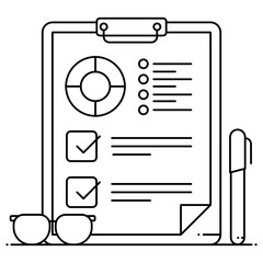 
Flat vector design of website blueprint 
