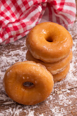 fresh natural donuts freshly made