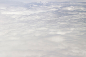 Close up photo of the sea of clouds as a background material