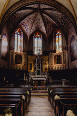 Jolie cathédrale du Sud de la France