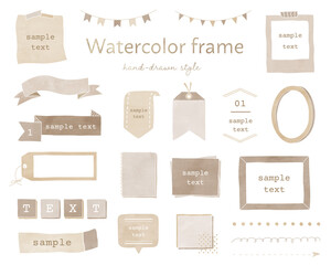 手書きのエレガントなフレームのセット おしゃれ 飾り 枠 上品 額縁 ゴージャス Antique Wall Mural Antiq Yugoro