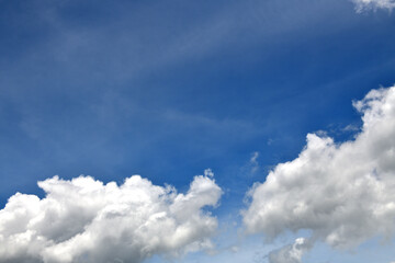 blue sky with clouds