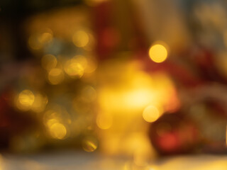 Fototapeta premium Abstract defocused bokeh lights background
