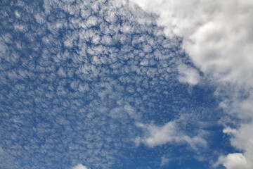 blue sky with clouds