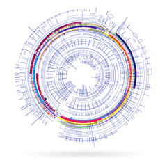 abstract background with circles © Olena 