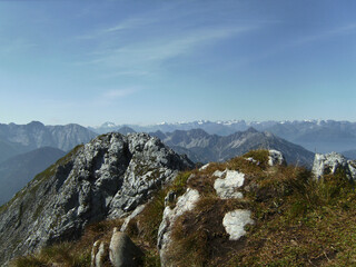Mittenwald via ferrata in Bavarian Alps, Germany
